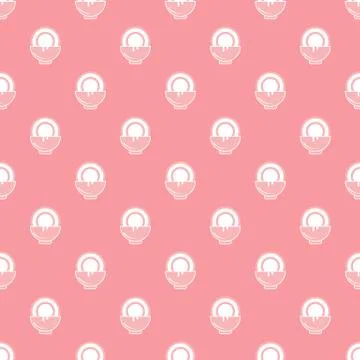 Pattern with coconut and milk for cosmetics. Stock Illustration