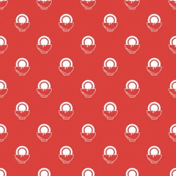 Pattern with coconut and milk for cosmetics. Illustrazione stock