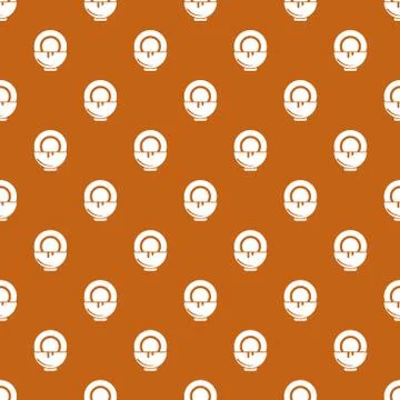 Pattern with coconut and milk for cosmetics. Stock Illustration