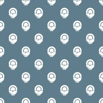 Pattern with coconut and milk for cosmetics. Illustrazione stock