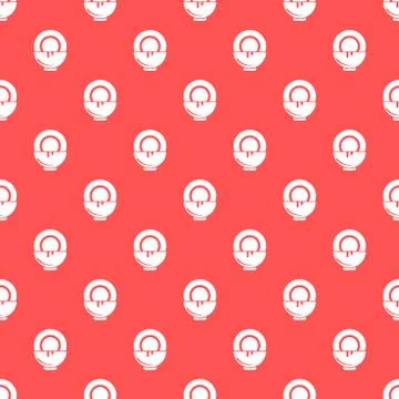 Pattern with coconut and milk for cosmetics. Illustrazione stock