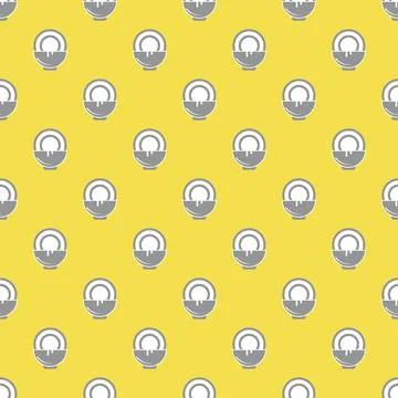Pattern with coconut and milk for cosmetics. Stock Illustration