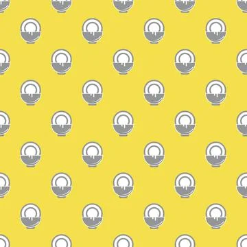 Pattern with coconut and milk for cosmetics. Illustrazione stock