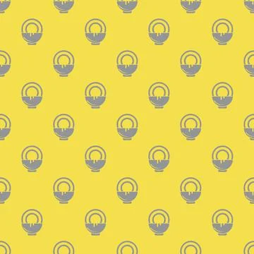 Pattern with coconut and milk for cosmetics. Illustrazione stock