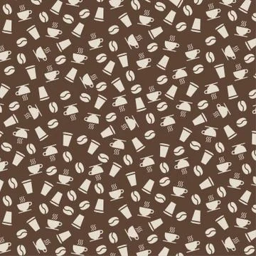 Pattern Coffee Stock Illustration