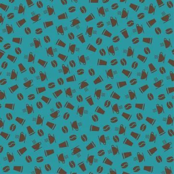 Pattern Coffee Stock Illustration