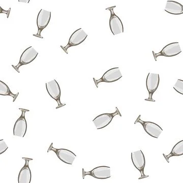 Pattern cold beer glass cartoon vector Stock Illustration