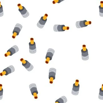 Pattern cold pipe insulation cartoon vector Stock Illustration