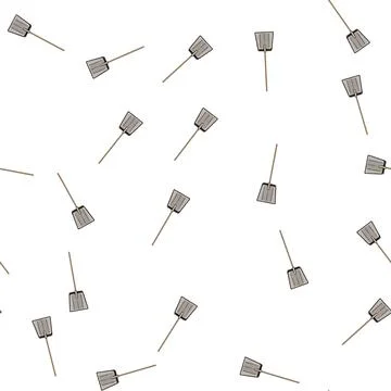 Pattern cold snow shovel cartoon vector 스톡 일러스트