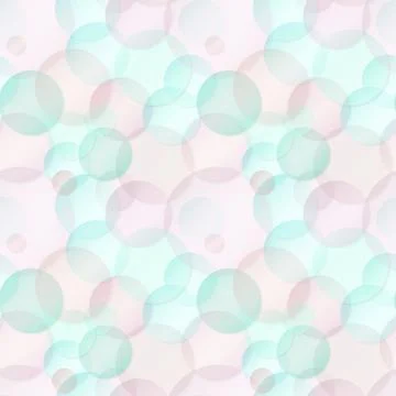 Pattern of color bubbles - seamless texture Stock Illustration