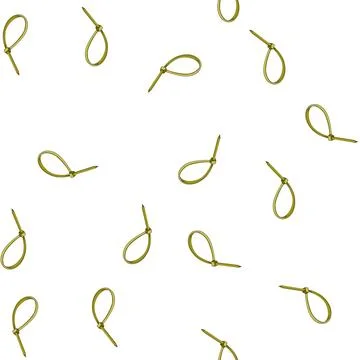 Pattern color cable ties cartoon vector Stock Illustration