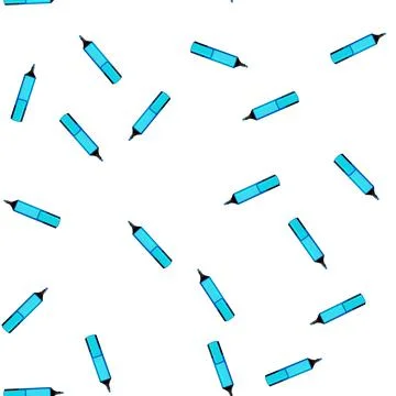 Pattern color highlighter cartoon vector sign color Stock Illustration