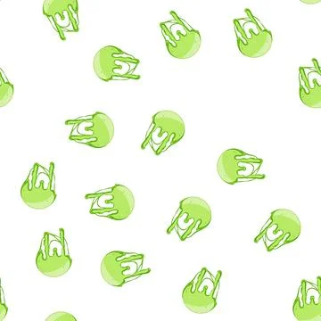 Pattern color melted circle cartoon vector 库存插图