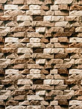 Pattern color of modern style design decorative uneven cracked real stone w.. Stock Photos