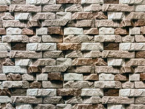 Pattern color of modern style design decorative uneven cracked real stone w.. Stockfoto's