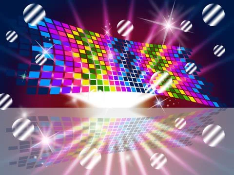 Pattern color representing blocks multicolored and spectrum Stock Illustration