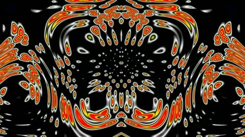 Pattern from color rings Видео 20503468