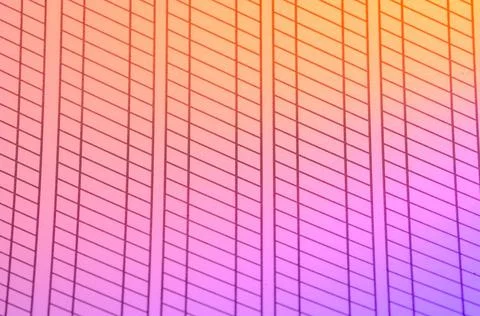Pattern colored background of parallel lines, purple mixed with orange Stockfoto's