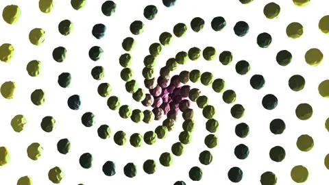 A pattern of colored balls. Background with patterns. Stock Illustration