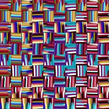 Pattern of colored cubes cubes in native colors Copyright: xZoonar.com/win... 스톡 사진