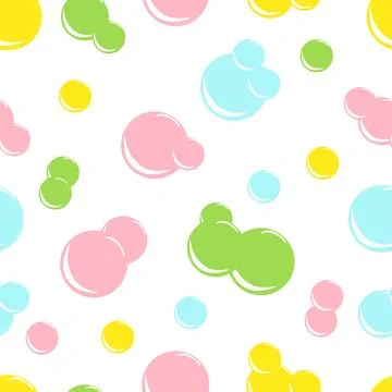 Pattern colored figured soap bubbles 스톡 일러스트