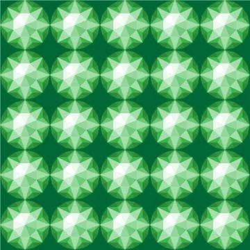 Pattern of colored gemstones. Stock Illustration