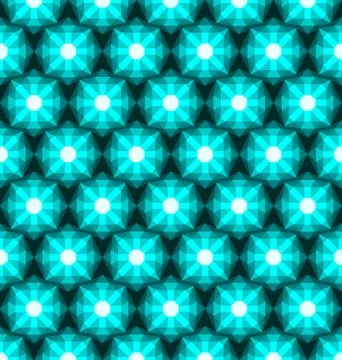 Pattern of colored gemstones. Stock Illustration