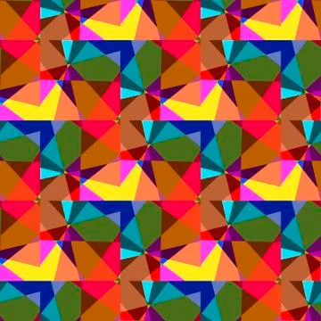 The pattern of colored mosaic Stockillustratie