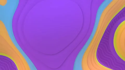 Pattern with colored sliced meatball. 3d rendering loop animation background HD Stock Footage 149046742