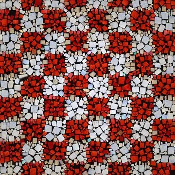 Pattern of colored stones or tiles on the path for design Illustrazione stock