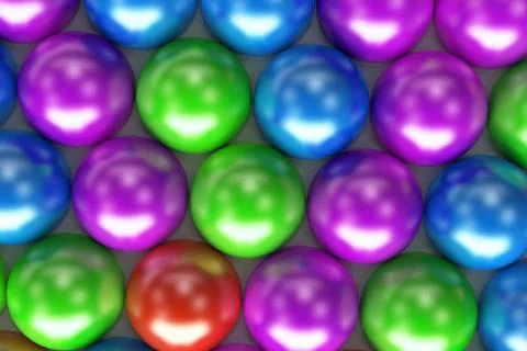 Pattern of coloreful spheres Stock Illustration