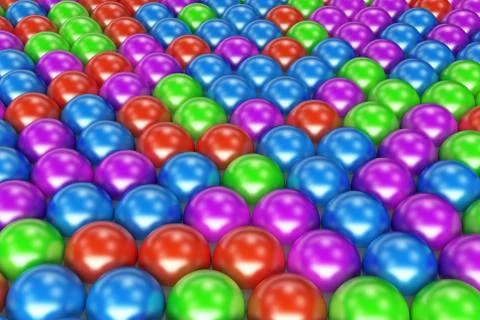 Pattern of coloreful spheres Stock Illustration