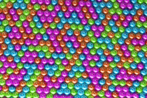 Pattern of coloreful spheres Stock Illustration
