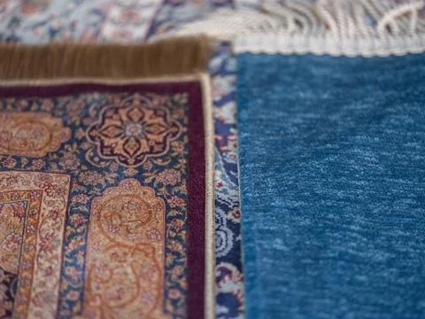 Pattern of a colorful carpet Stock Photos