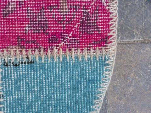 Pattern of a colorful carpet Stock Photos