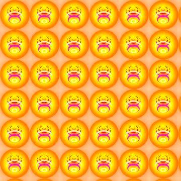 The pattern with colorful circle Stock Illustration