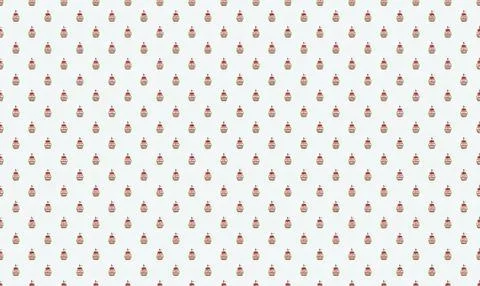 Pattern of colorful light bulbs on a white background Stock Illustration