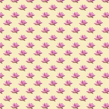 The pattern with colorful lotus Stock Illustration