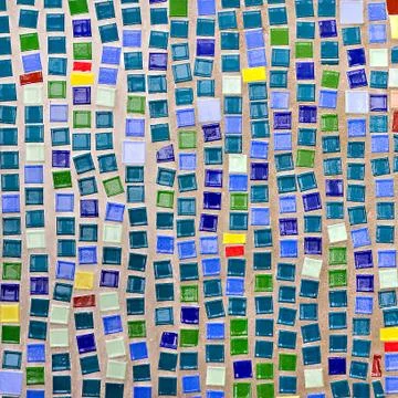Pattern of colorful mosaic as background Stock-Fotos