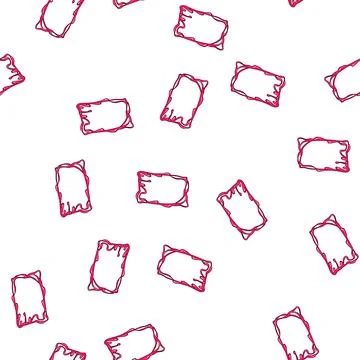 Pattern colorful slime frame cartoon vector Stock Illustration