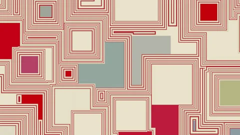 Pattern with colorful squares, abstract wall. Stock Footage 245234378