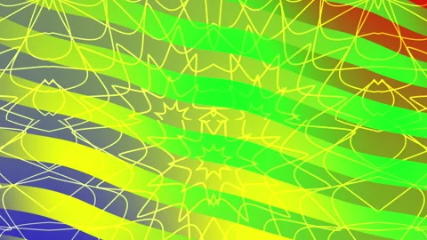 Pattern of colorful stripes with white lines. Stock Footage 303884323