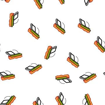 Pattern Colorful toy blaster for active laser game Stockillustratie