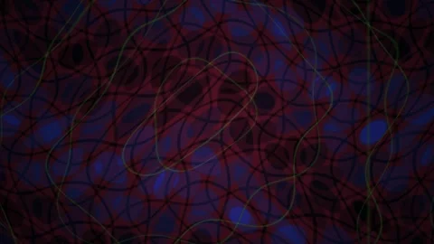 Pattern of Colorful Wavy Grid Lines in Vibrant Motion for Abstract Backgrou.. Stock Footage 343745201