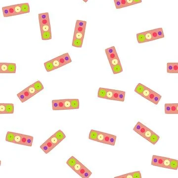 Pattern colors shape sorter cartoon vector Stock Illustration
