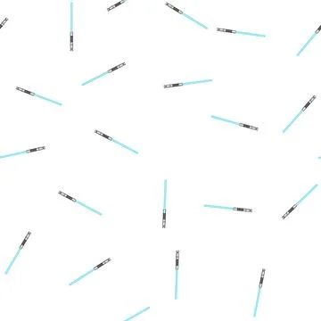 Pattern combat light saber cartoon vector Illustrazione stock