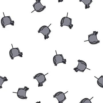 Pattern comfort saddle cartoon vector Stockillustratie