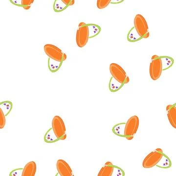 Pattern comfortable changing pad cartoon vector Stock Illustration