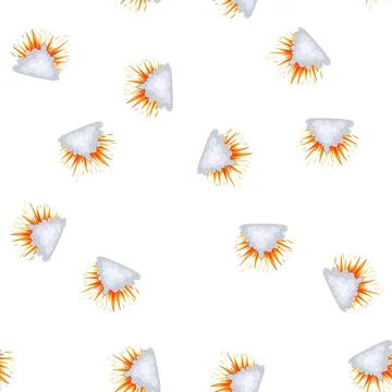 Pattern comic explosion effect cartoon vector Stock Illustration
