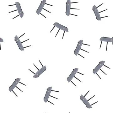 Pattern communication dsl modem cartoon vector Stock Illustration